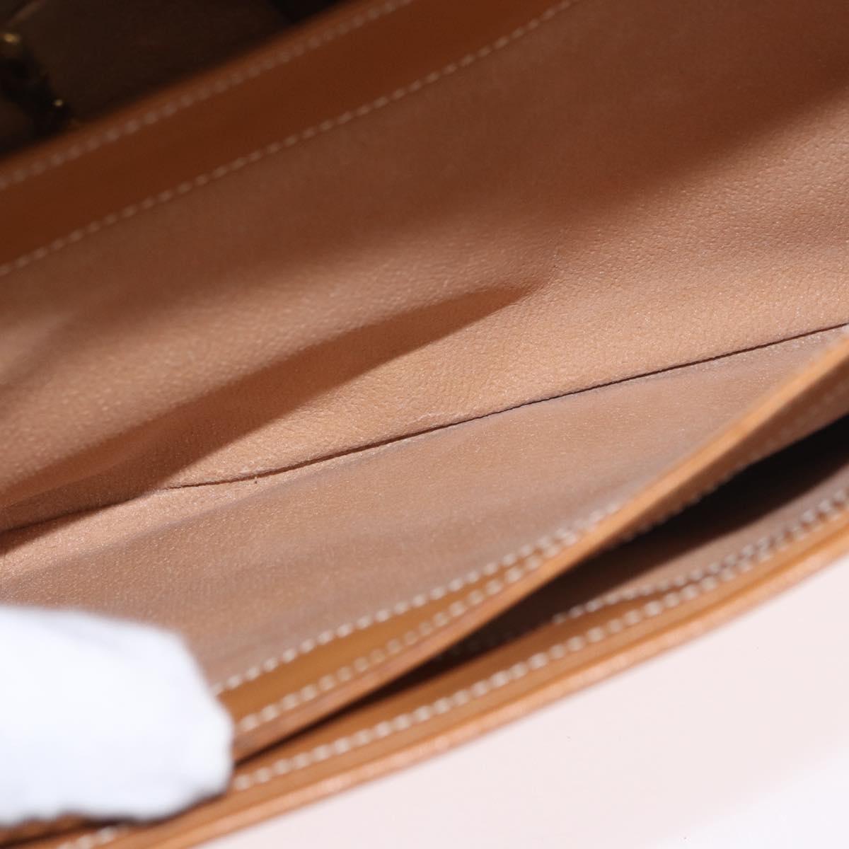 GUCCI Micro GG Supreme Shoulder Bag PVC Beige Gold 004 256 0024 Auth ep14744