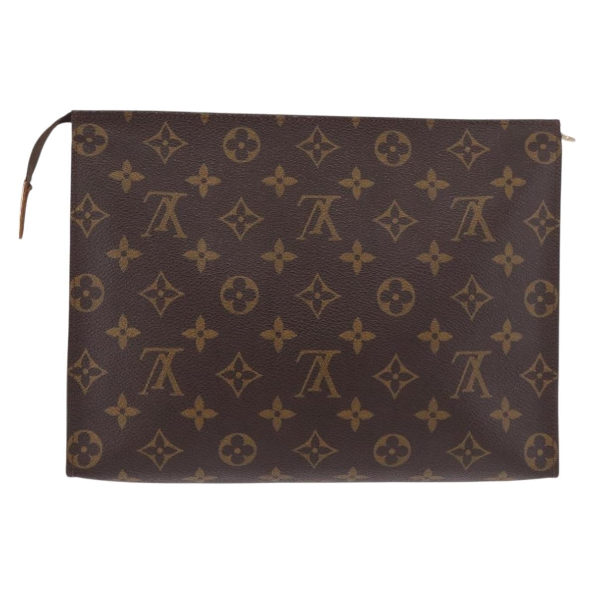 LOUIS VUITTON Monogram Poche Toilette 26 Pouch M47542 LV Auth ep14745A