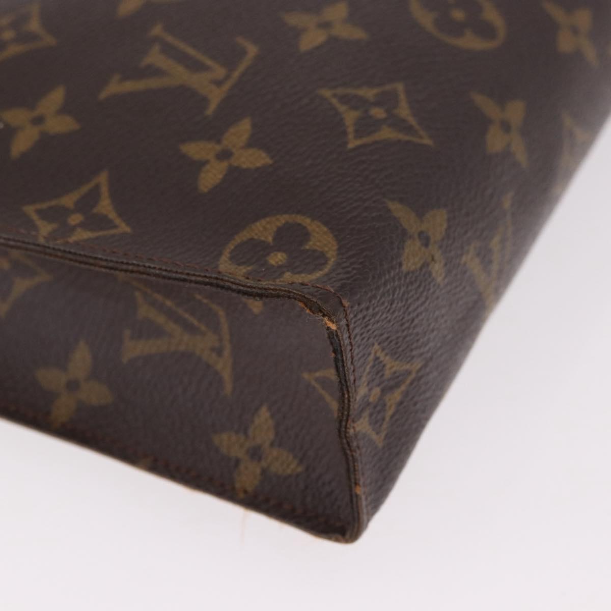 LOUIS VUITTON Monogram Poche Toilette 26 Pouch M47542 LV Auth ep14745A