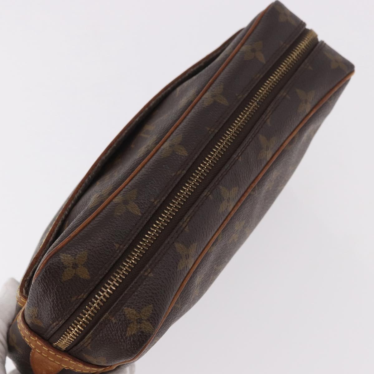 LOUIS VUITTON Monogram Compiegne 23 Clutch Bag M51847 LV Auth ep14747