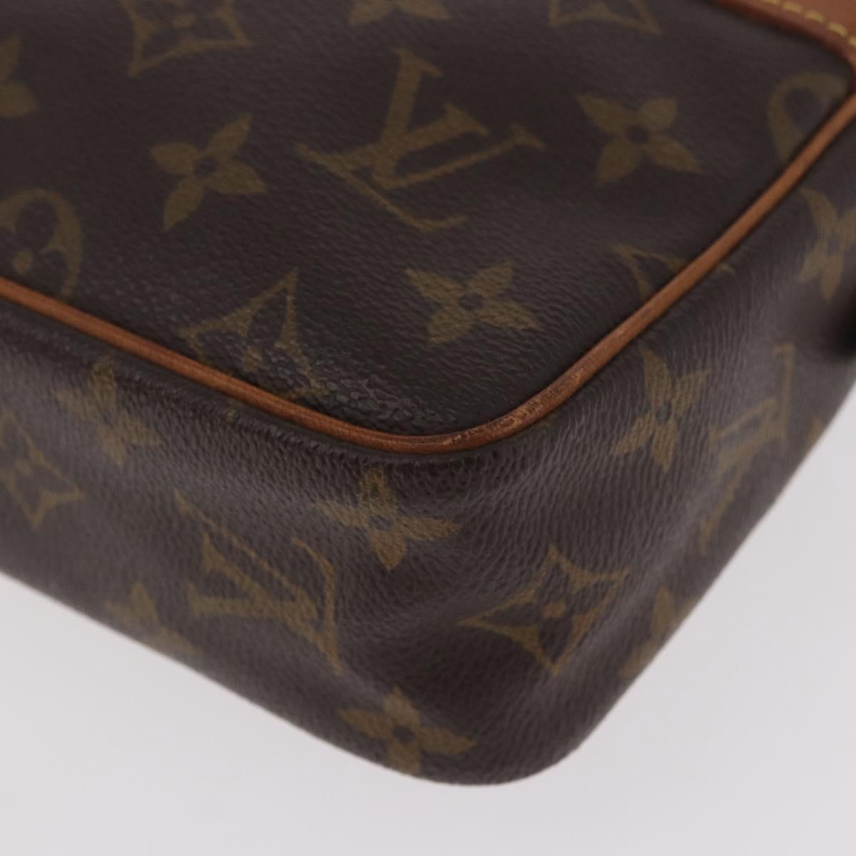 LOUIS VUITTON Monogram Compiegne 23 Clutch Bag M51847 LV Auth ep14747
