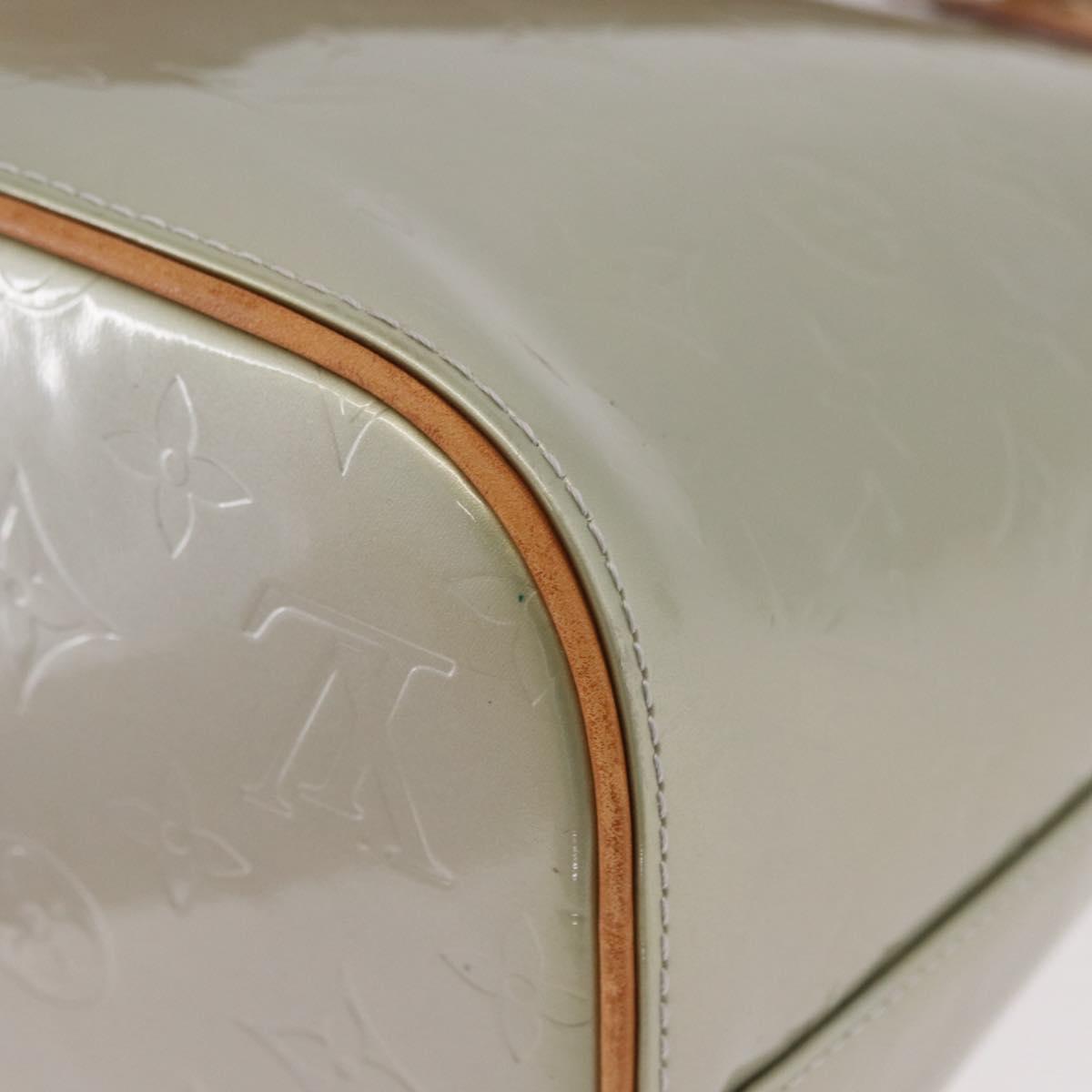 LOUIS VUITTON Monogram Vernis Houston Hand Bag Gris M91053 LV Auth ep14753