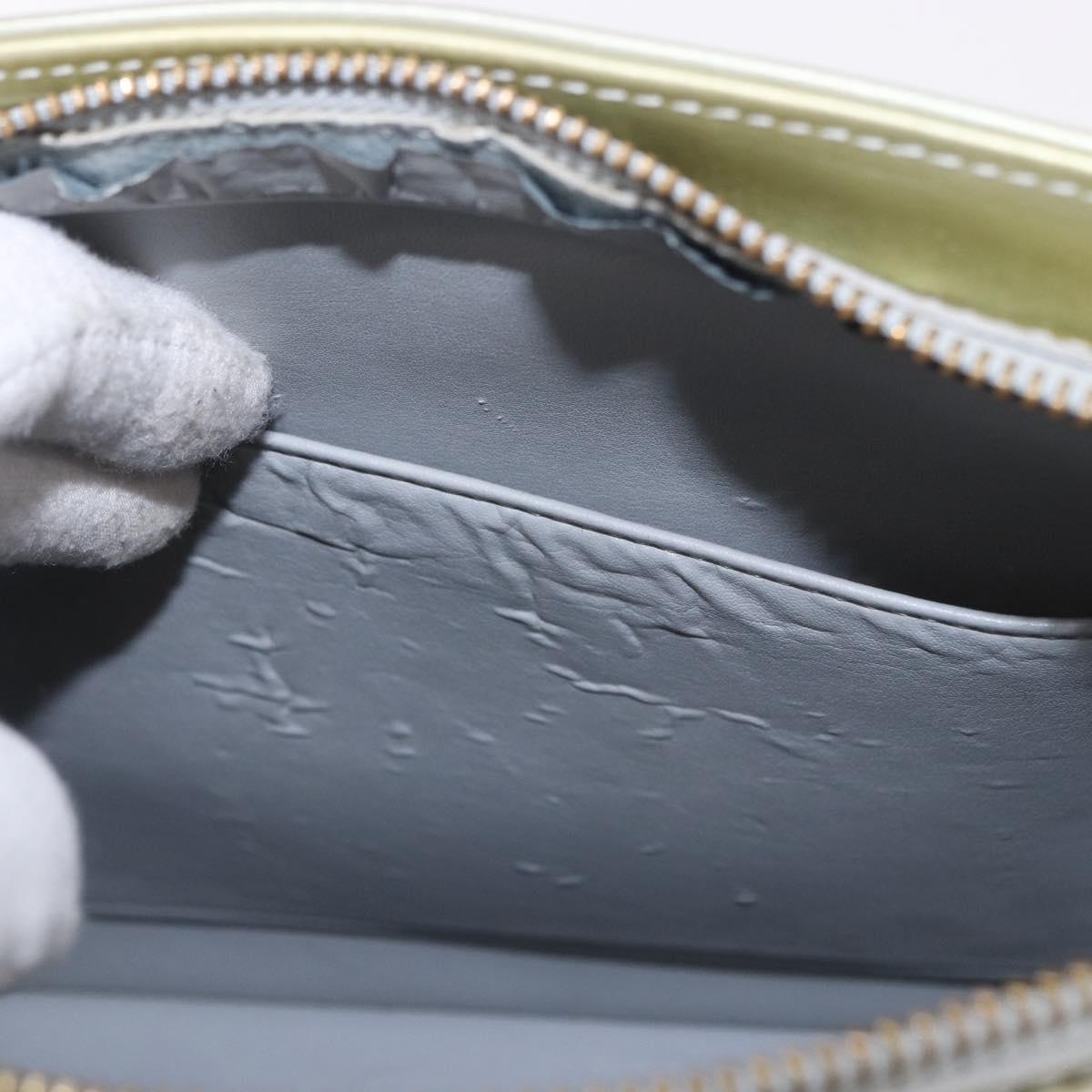 LOUIS VUITTON Monogram Vernis Houston Hand Bag Gris M91053 LV Auth ep14753