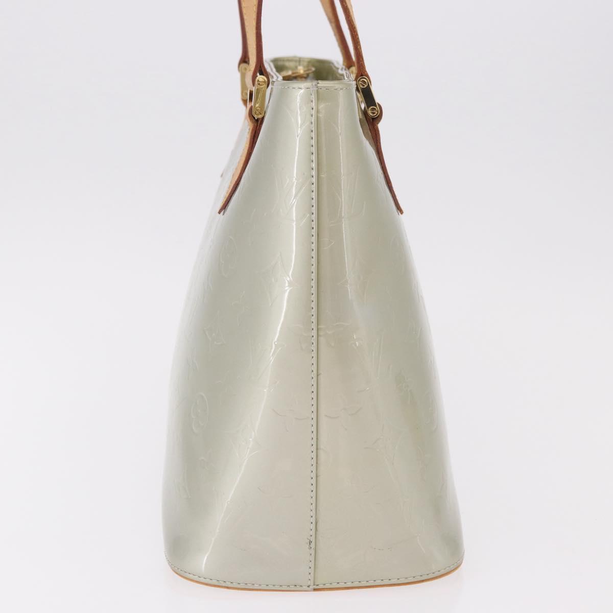 LOUIS VUITTON Monogram Vernis Houston Hand Bag Gris M91053 LV Auth ep14753