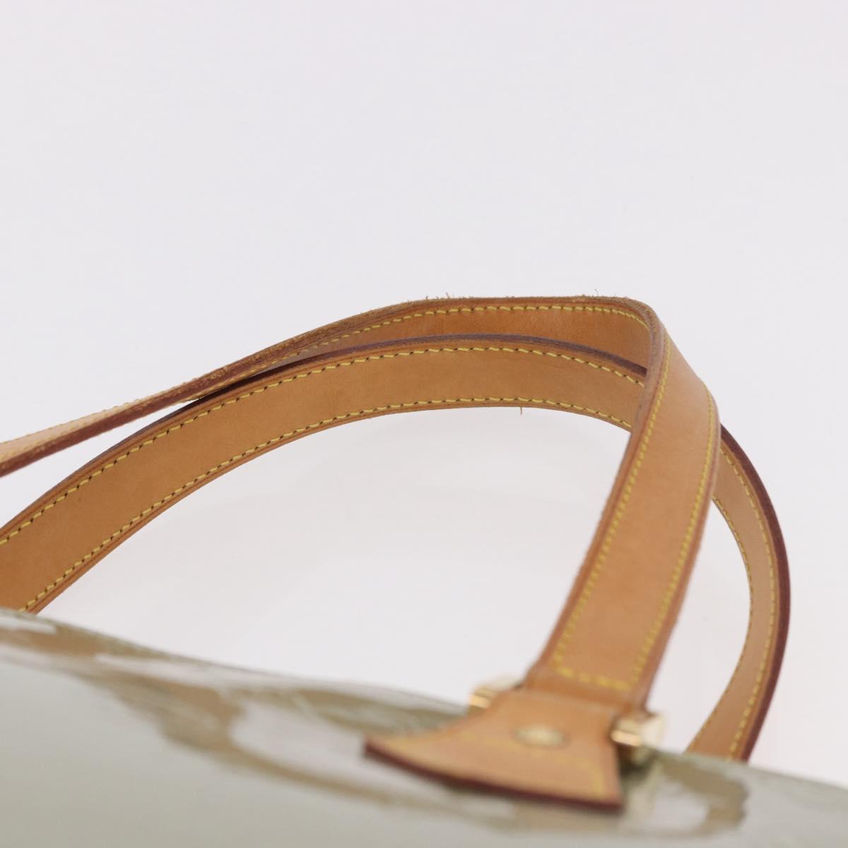 LOUIS VUITTON Monogram Vernis Houston Hand Bag Gris M91053 LV Auth ep14753