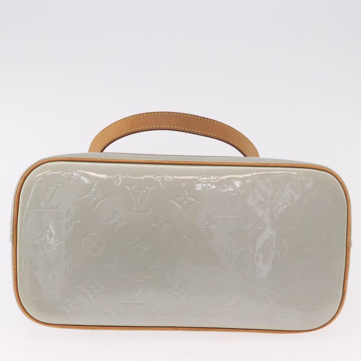 LOUIS VUITTON Monogram Vernis Houston Hand Bag Gris M91053 LV Auth ep14753