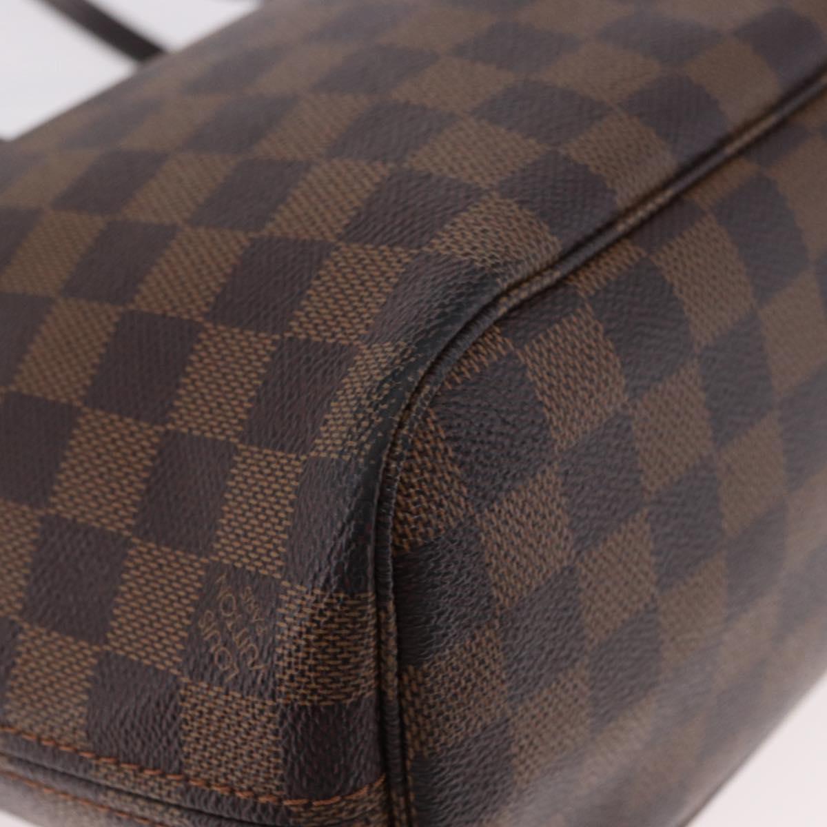 LOUIS VUITTON Damier Ebene Neverfull PM Tote Bag N51109 LV Auth ep14755A