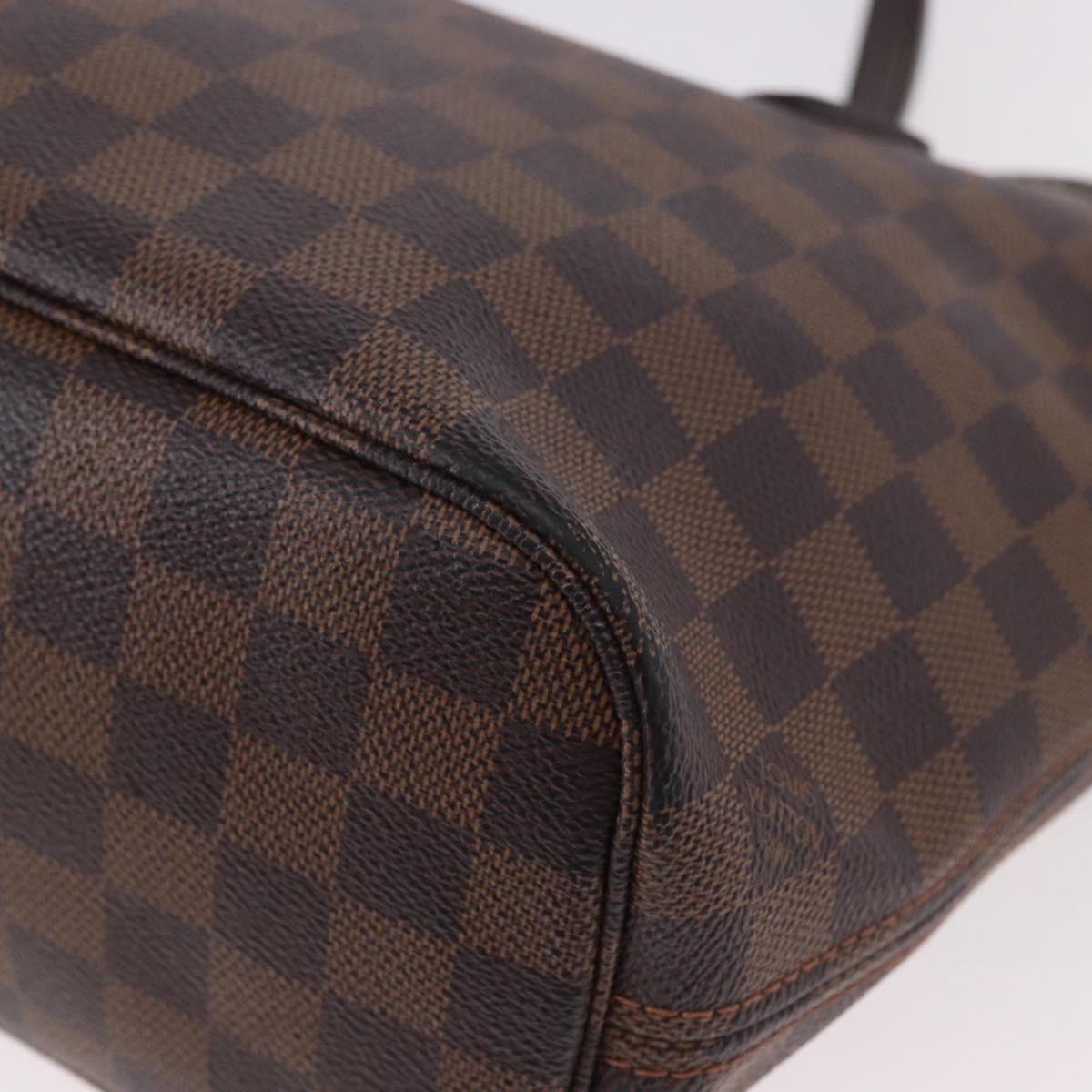 LOUIS VUITTON Damier Ebene Neverfull PM Tote Bag N51109 LV Auth ep14755A