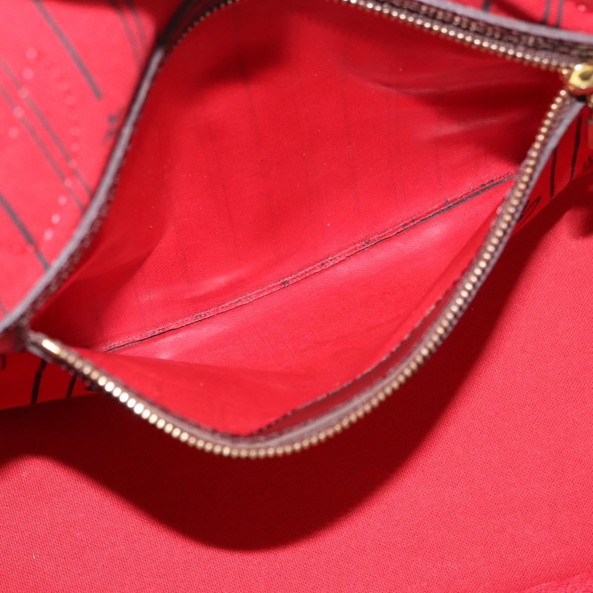 LOUIS VUITTON Damier Ebene Neverfull PM Tote Bag N51109 LV Auth ep14755A