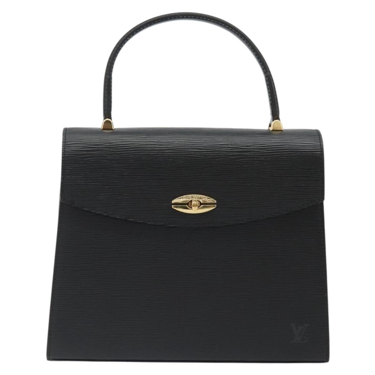 LOUIS VUITTON Epi Malesherbes Hand Bag Black M52372 LV Auth ep14760A