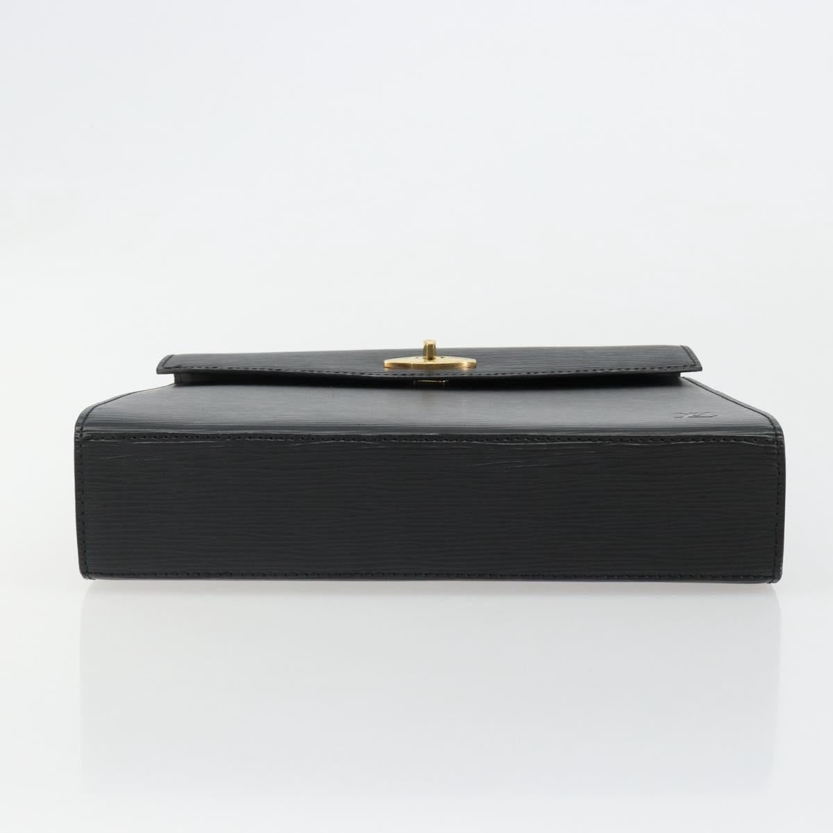 LOUIS VUITTON Epi Malesherbes Hand Bag Black M52372 LV Auth ep14760A