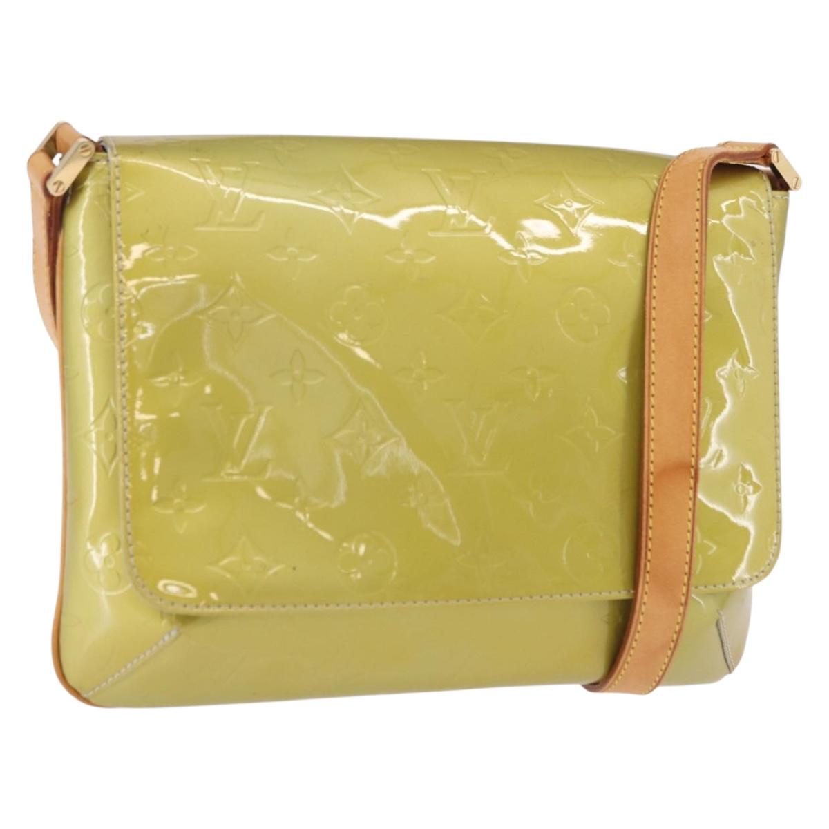 LOUIS VUITTON Monogram Vernis Thompson Street Bag Gris M91008 LV Auth ep14761