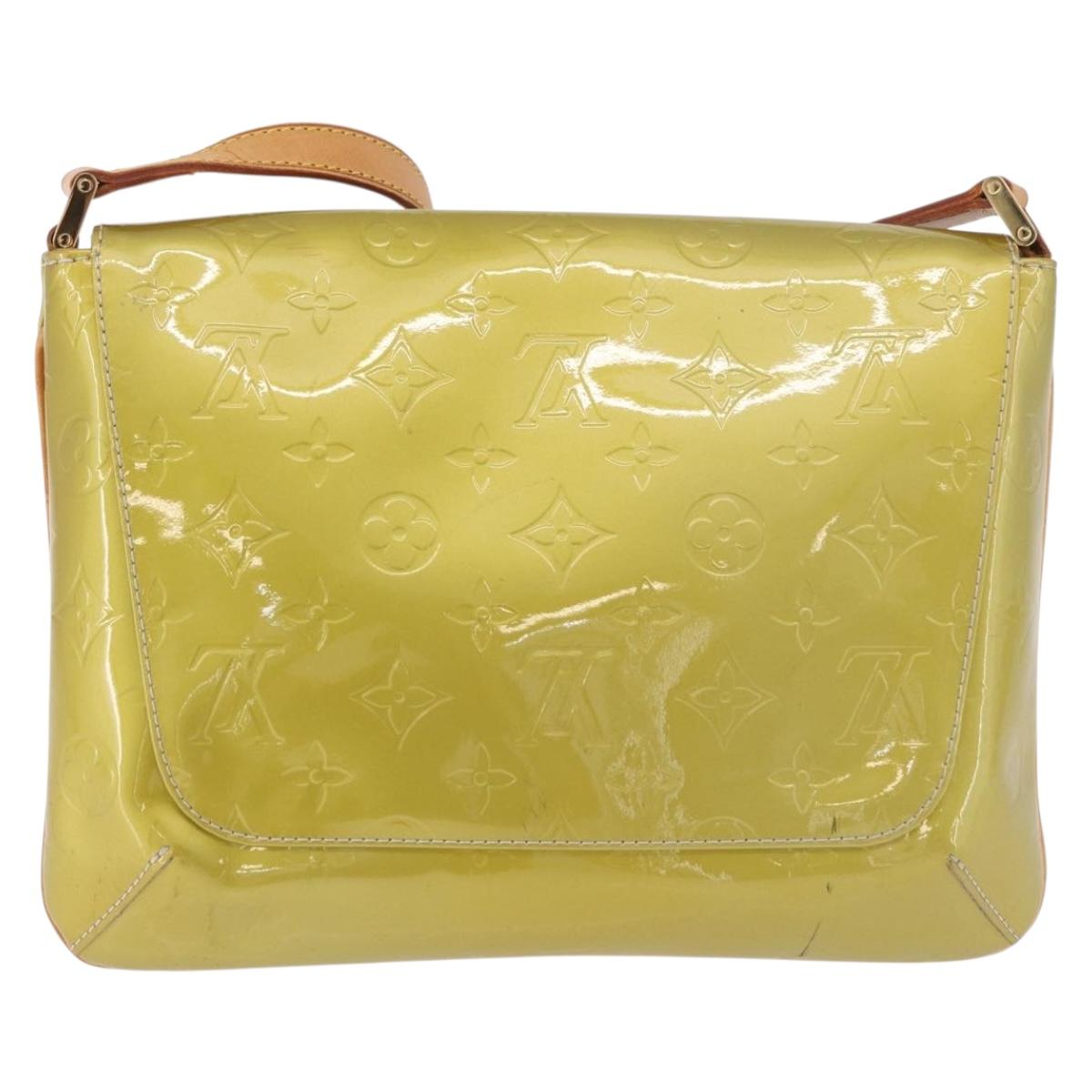 LOUIS VUITTON Monogram Vernis Thompson Street Bag Gris M91008 LV Auth ep14761