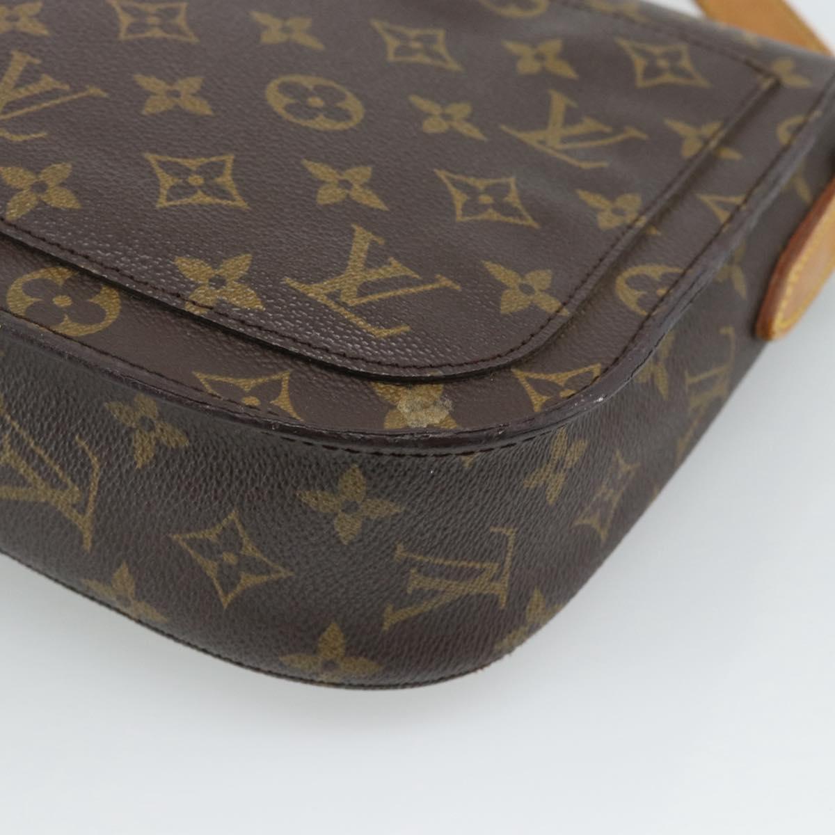 LOUIS VUITTON Monogram Saint Cloud GM Shoulder Bag M51242 LV Auth ep14762