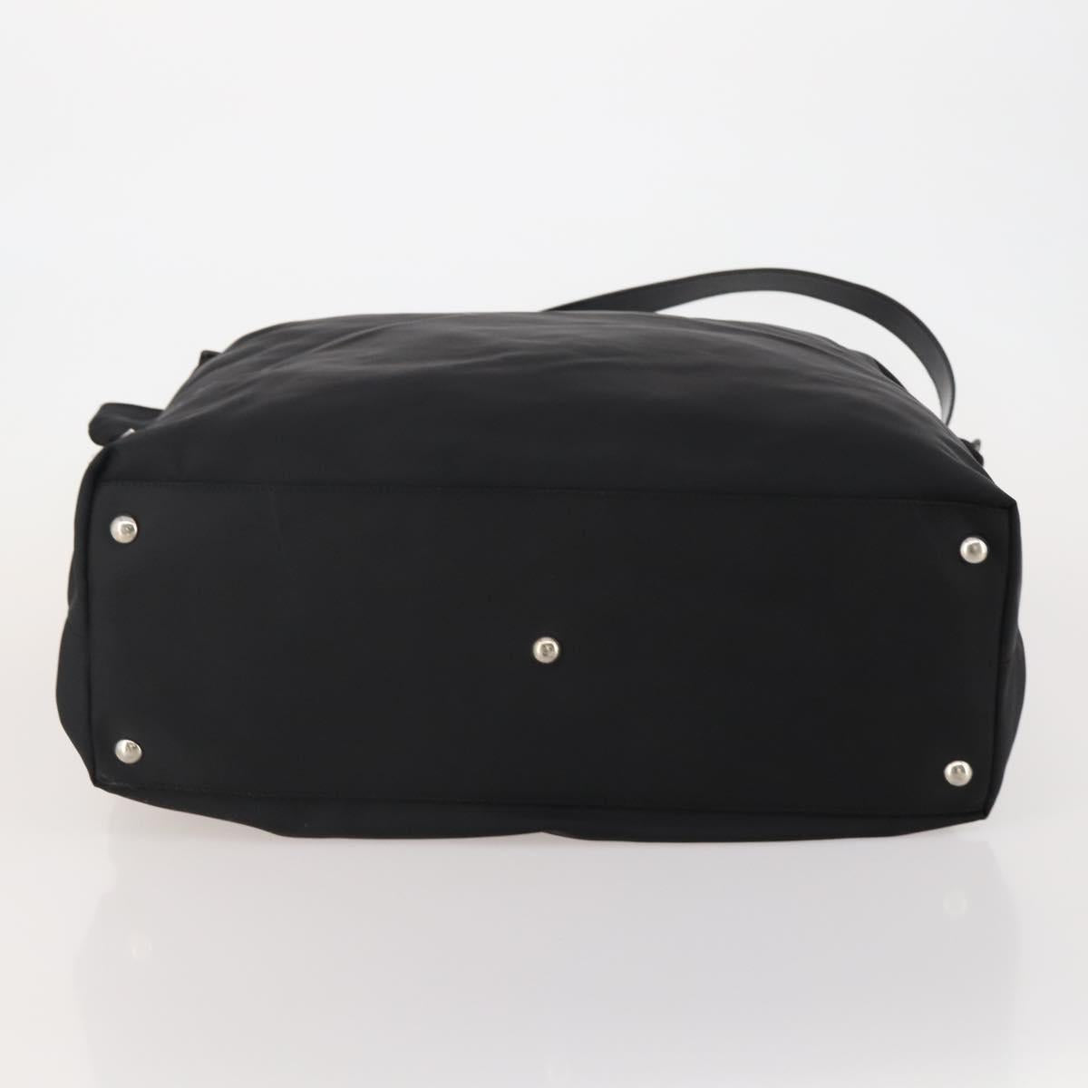 GUCCI Hand Bag Canvas 2way Black Silver 019 2020 0282 08 Auth ep14763