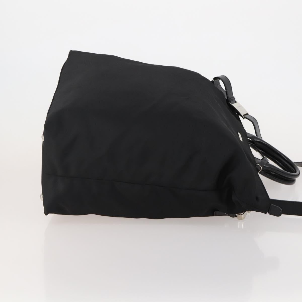 GUCCI Hand Bag Canvas 2way Black Silver 019 2020 0282 08 Auth ep14763