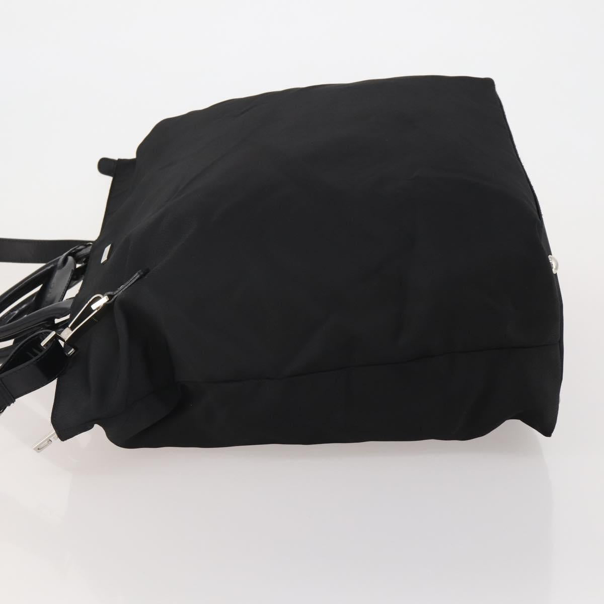 GUCCI Hand Bag Canvas 2way Black Silver 019 2020 0282 08 Auth ep14763