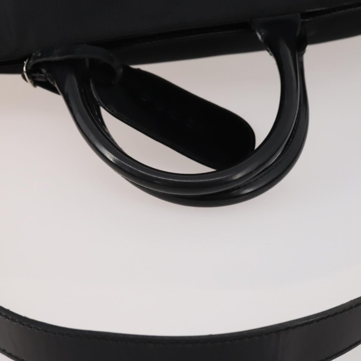 GUCCI Hand Bag Canvas 2way Black Silver 019 2020 0282 08 Auth ep14763