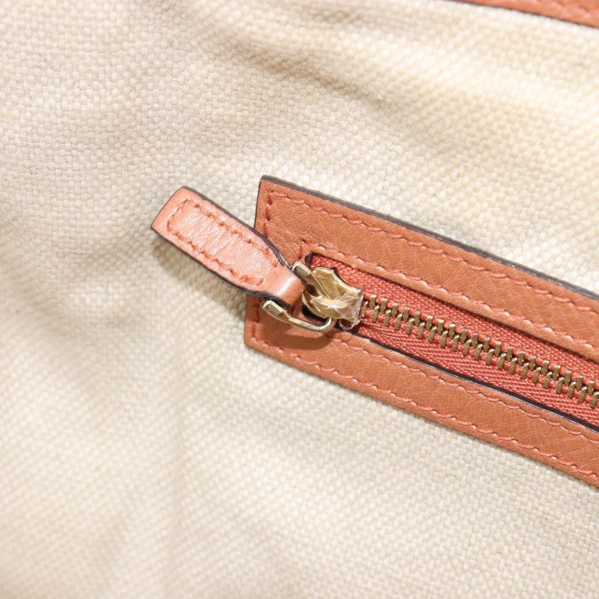 GUCCI Soho Tote Bag Leather Orange Gold 282307 Auth ep14774A