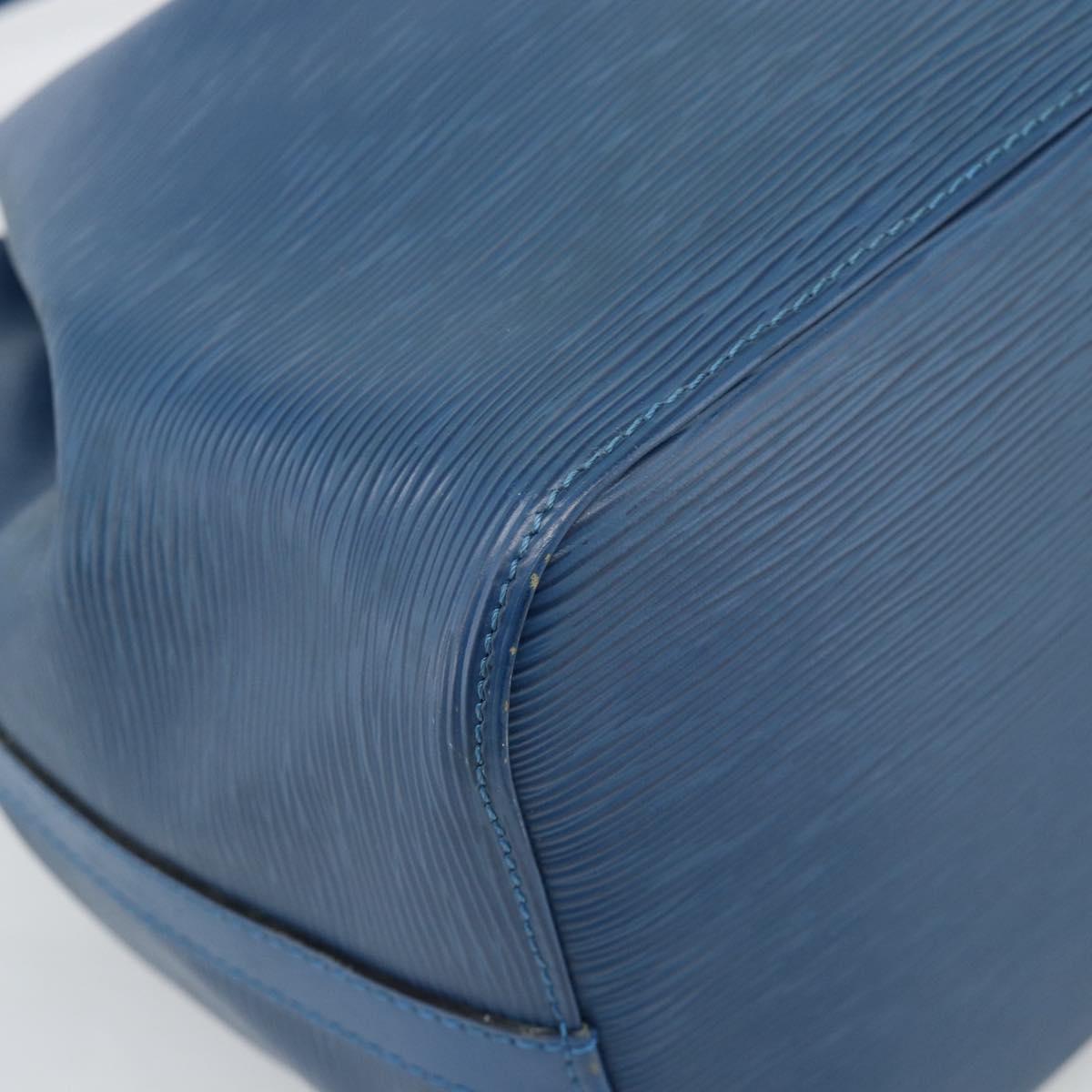 LOUIS VUITTON Epi Petit Noe Shoulder Bag Blue M44105 LV Auth ep14776