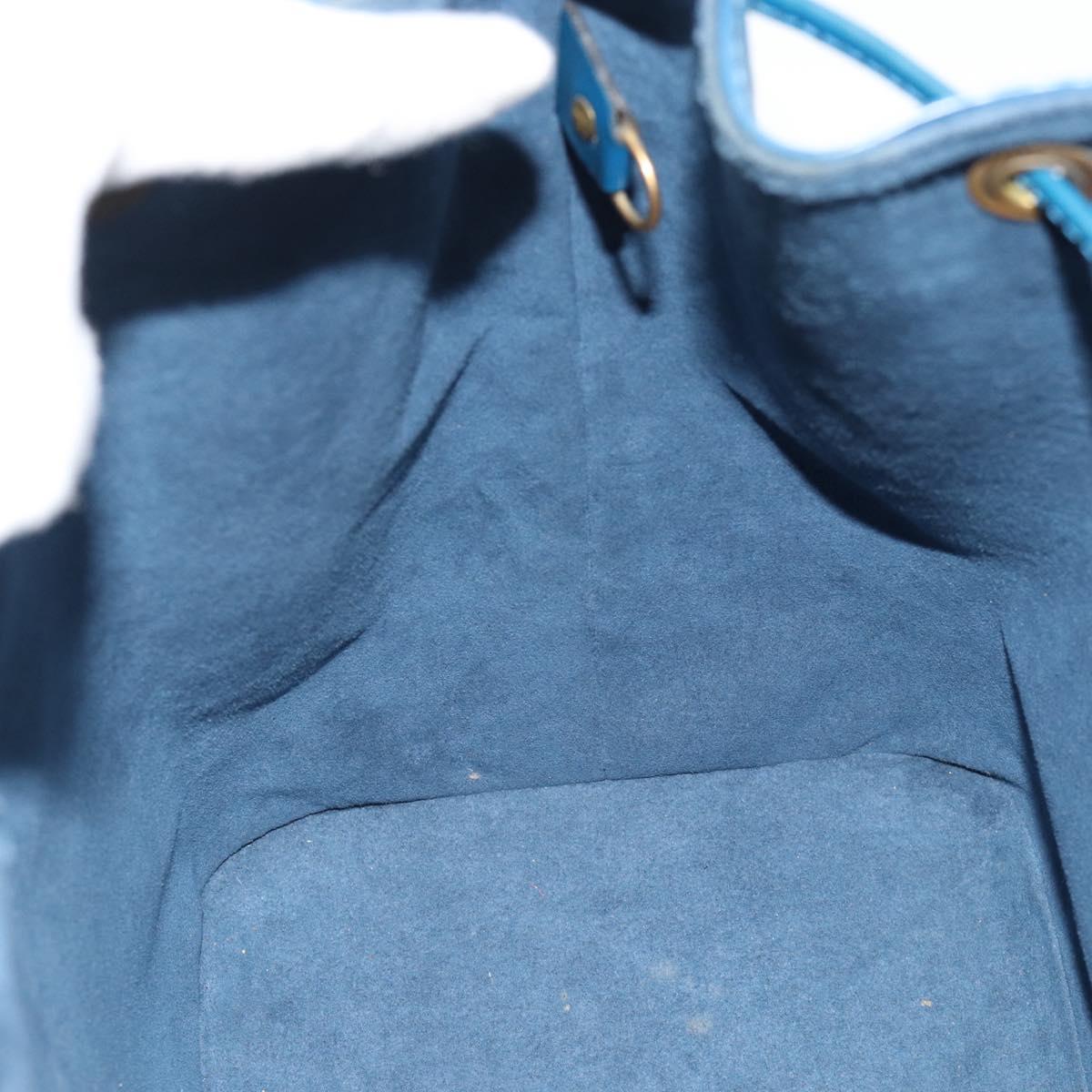 LOUIS VUITTON Epi Petit Noe Shoulder Bag Blue M44105 LV Auth ep14776
