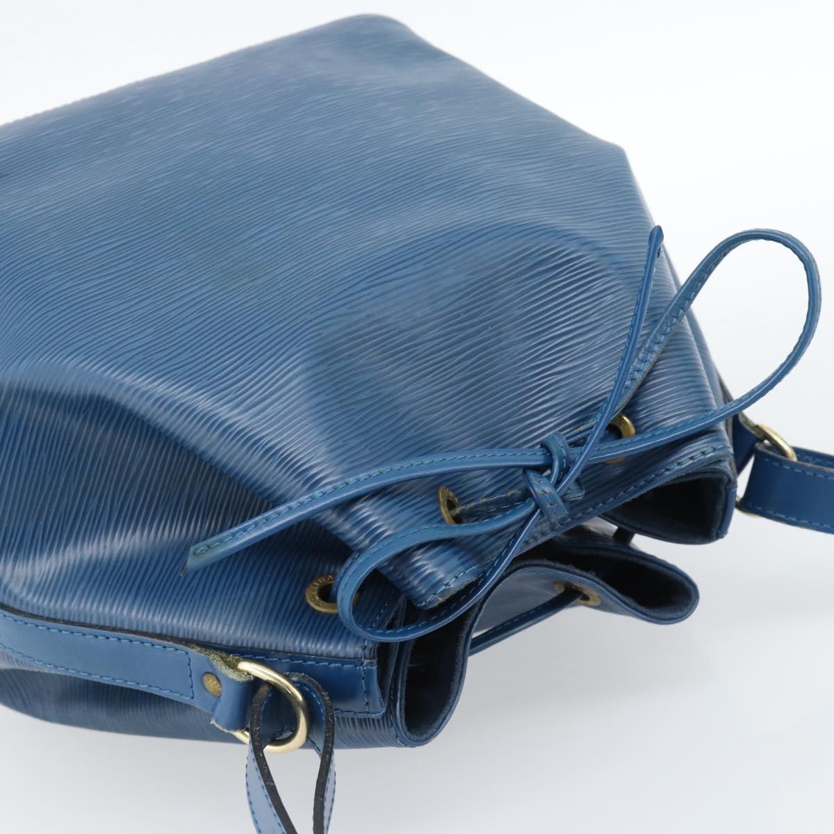 LOUIS VUITTON Epi Petit Noe Shoulder Bag Blue M44105 LV Auth ep14776