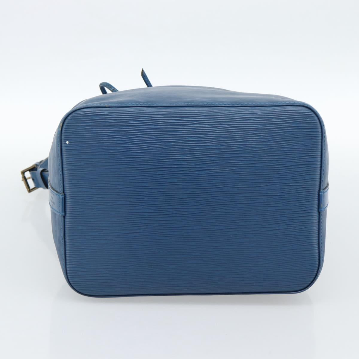 LOUIS VUITTON Epi Petit Noe Shoulder Bag Blue M44105 LV Auth ep14776