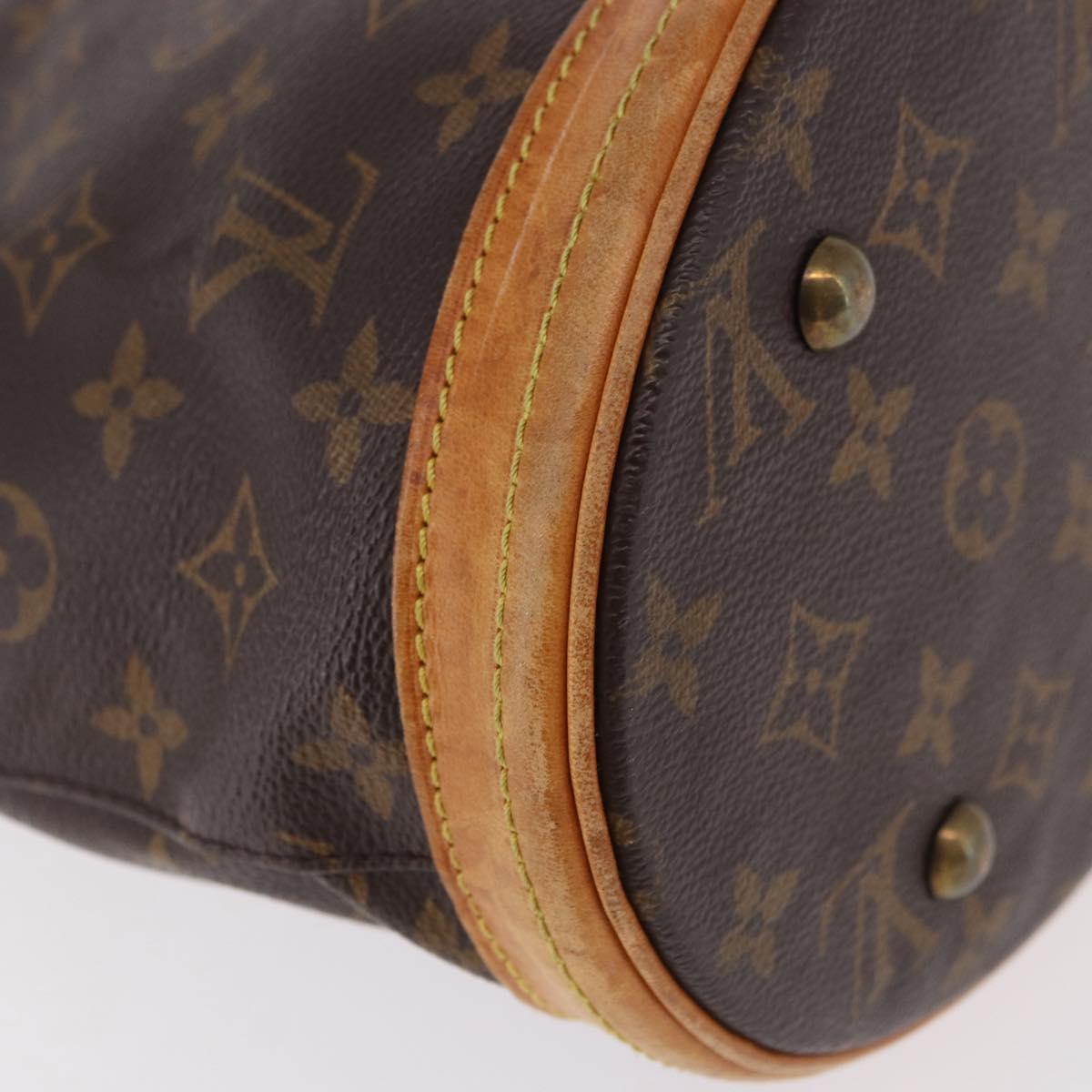 LOUIS VUITTON Monogram Bucket PM Shoulder Bag M42238 LV Auth ep14782