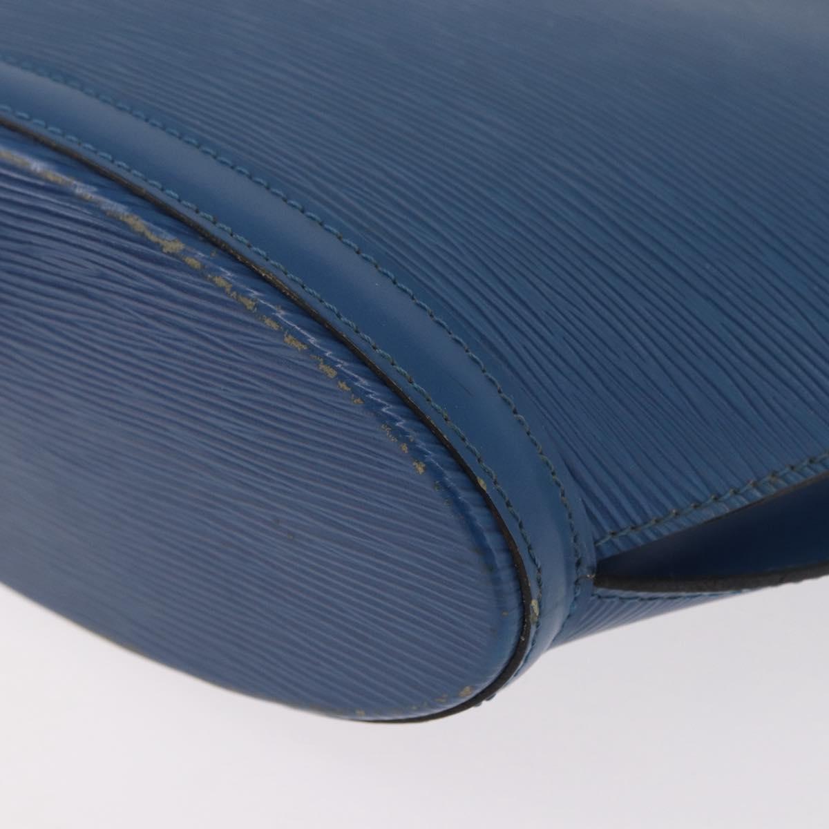 LOUIS VUITTON Epi Saint Jacques Shoulder Bag Blue M52275 LV Auth ep14793
