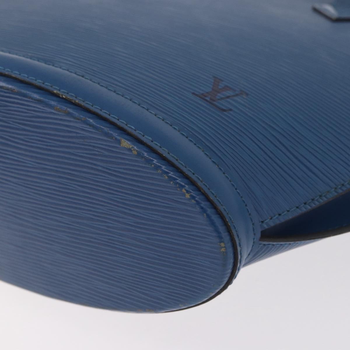 LOUIS VUITTON Epi Saint Jacques Shoulder Bag Blue M52275 LV Auth ep14793