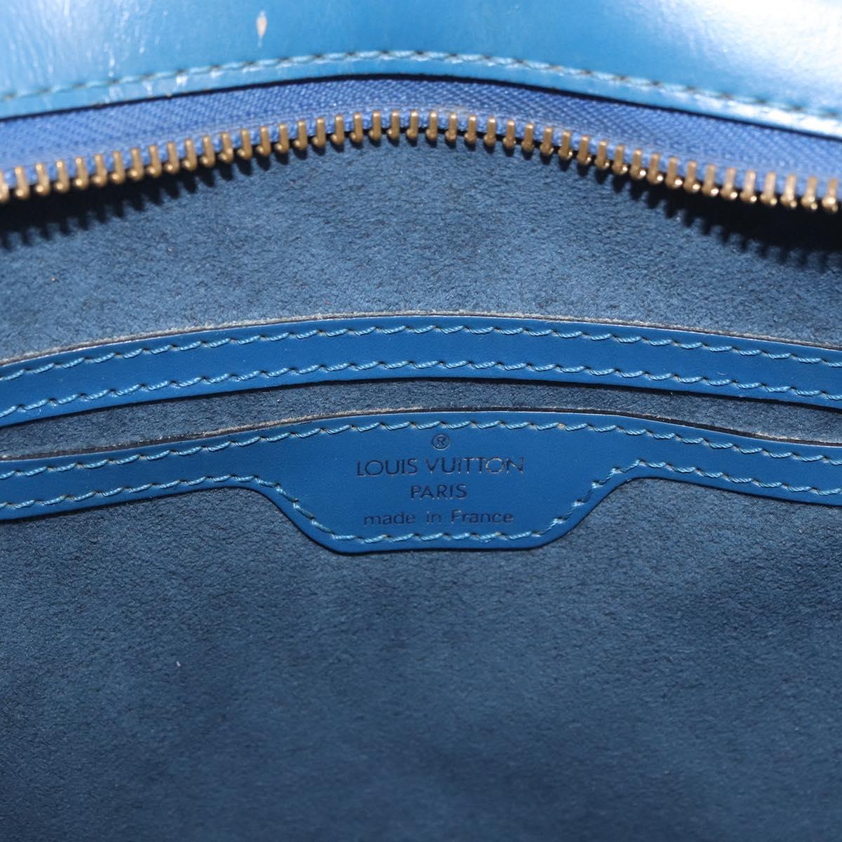 LOUIS VUITTON Epi Saint Jacques Shoulder Bag Blue M52275 LV Auth ep14793