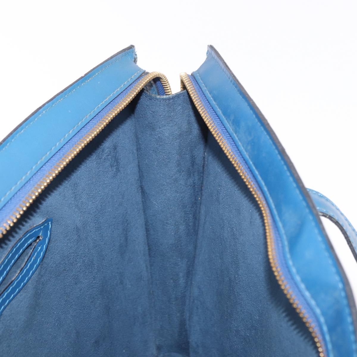 LOUIS VUITTON Epi Saint Jacques Shoulder Bag Blue M52275 LV Auth ep14793