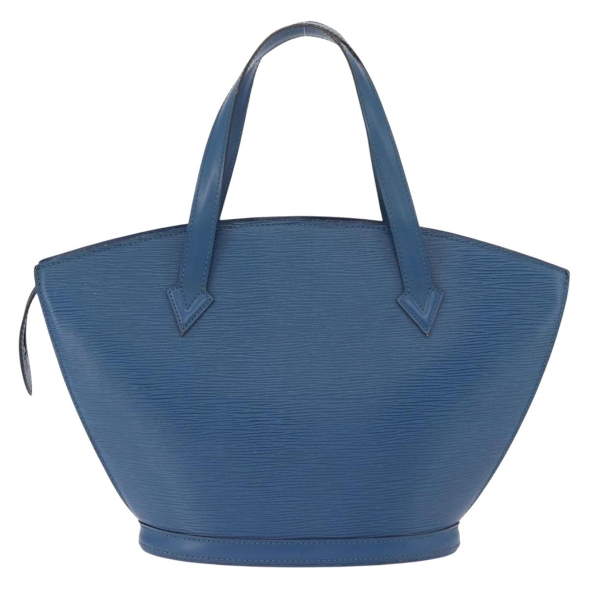 LOUIS VUITTON Epi Saint Jacques Shoulder Bag Blue M52275 LV Auth ep14793
