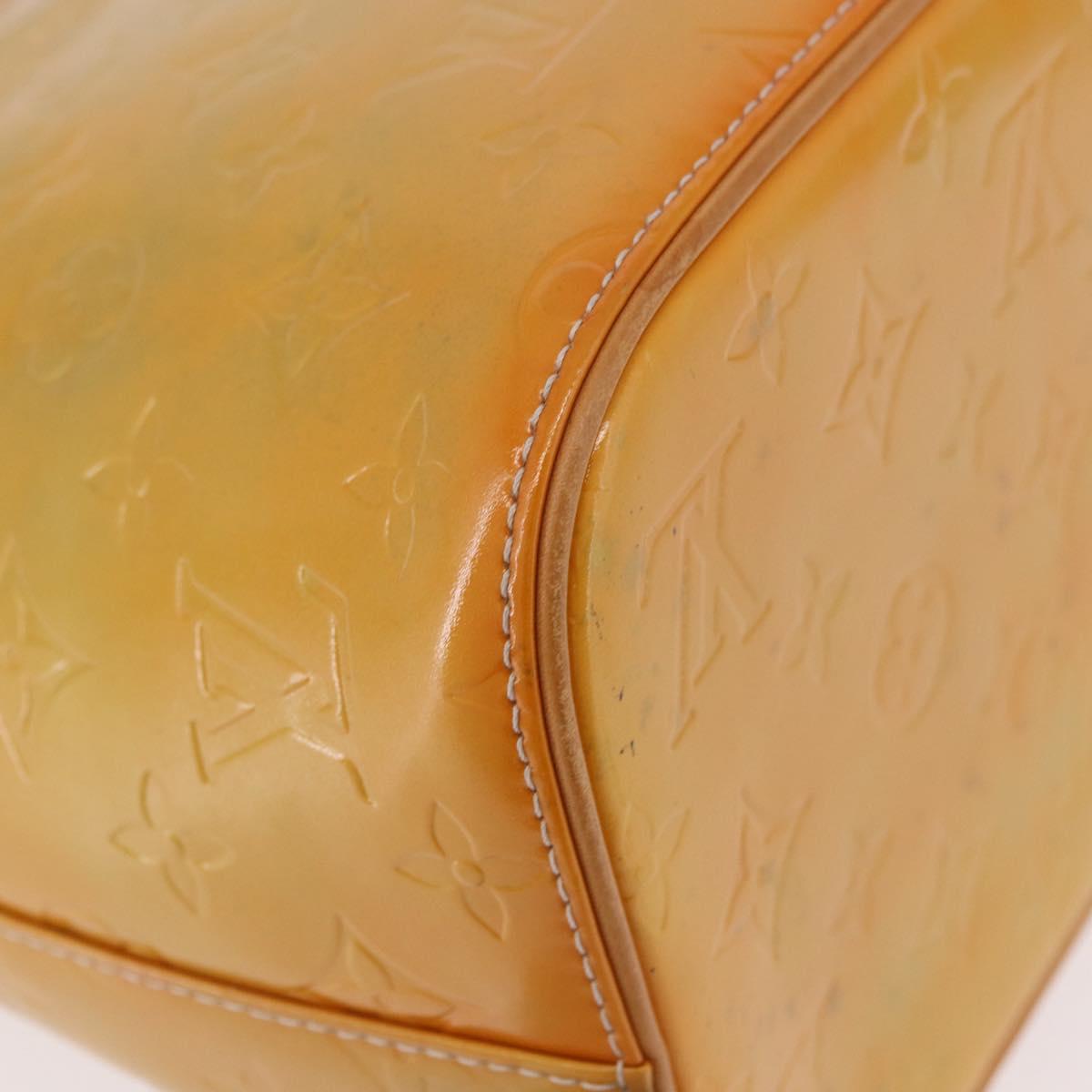 LOUIS VUITTON Monogram Vernis Houston Hand Bag Gris M91053 LV Auth ep14797