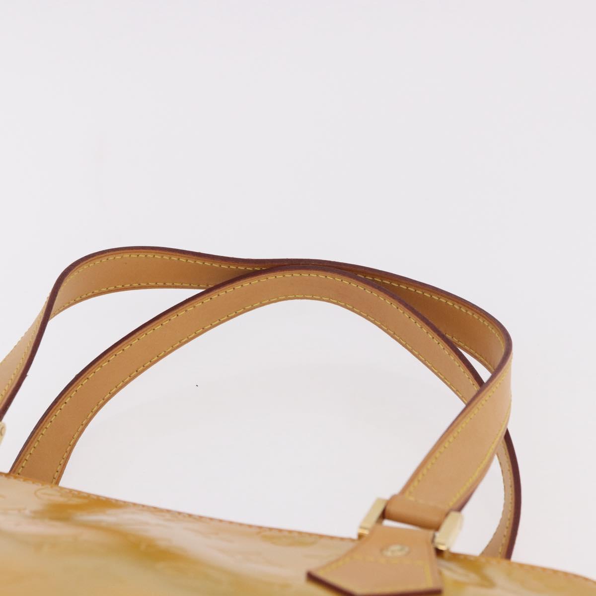 LOUIS VUITTON Monogram Vernis Houston Hand Bag Gris M91053 LV Auth ep14797