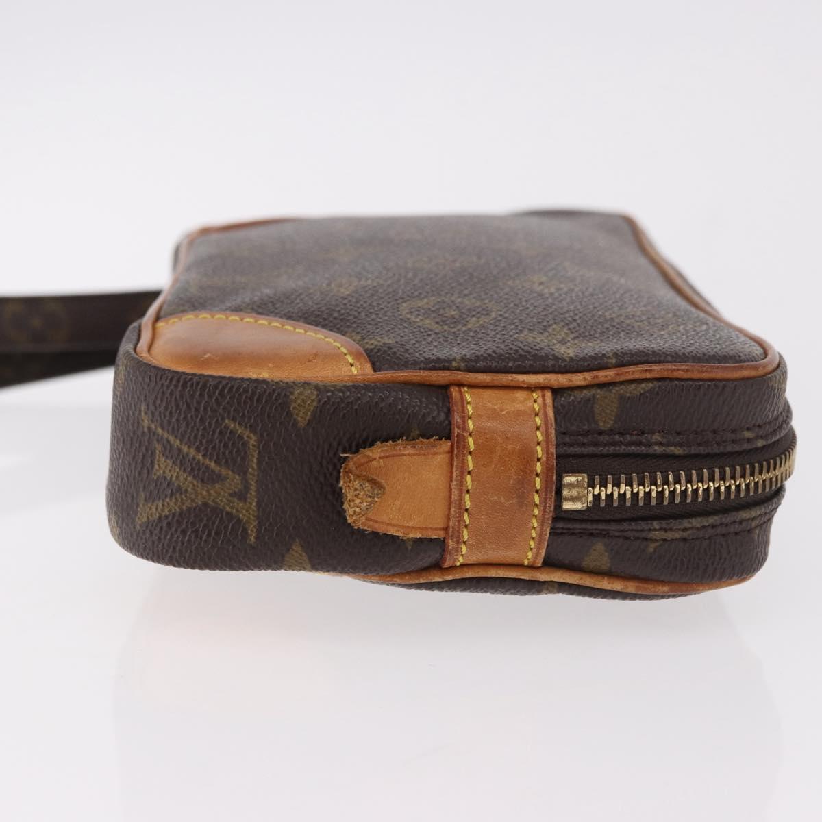 LOUIS VUITTON Monogram Marly Dragonne PM Clutch Bag M51827 LV Auth ep14798