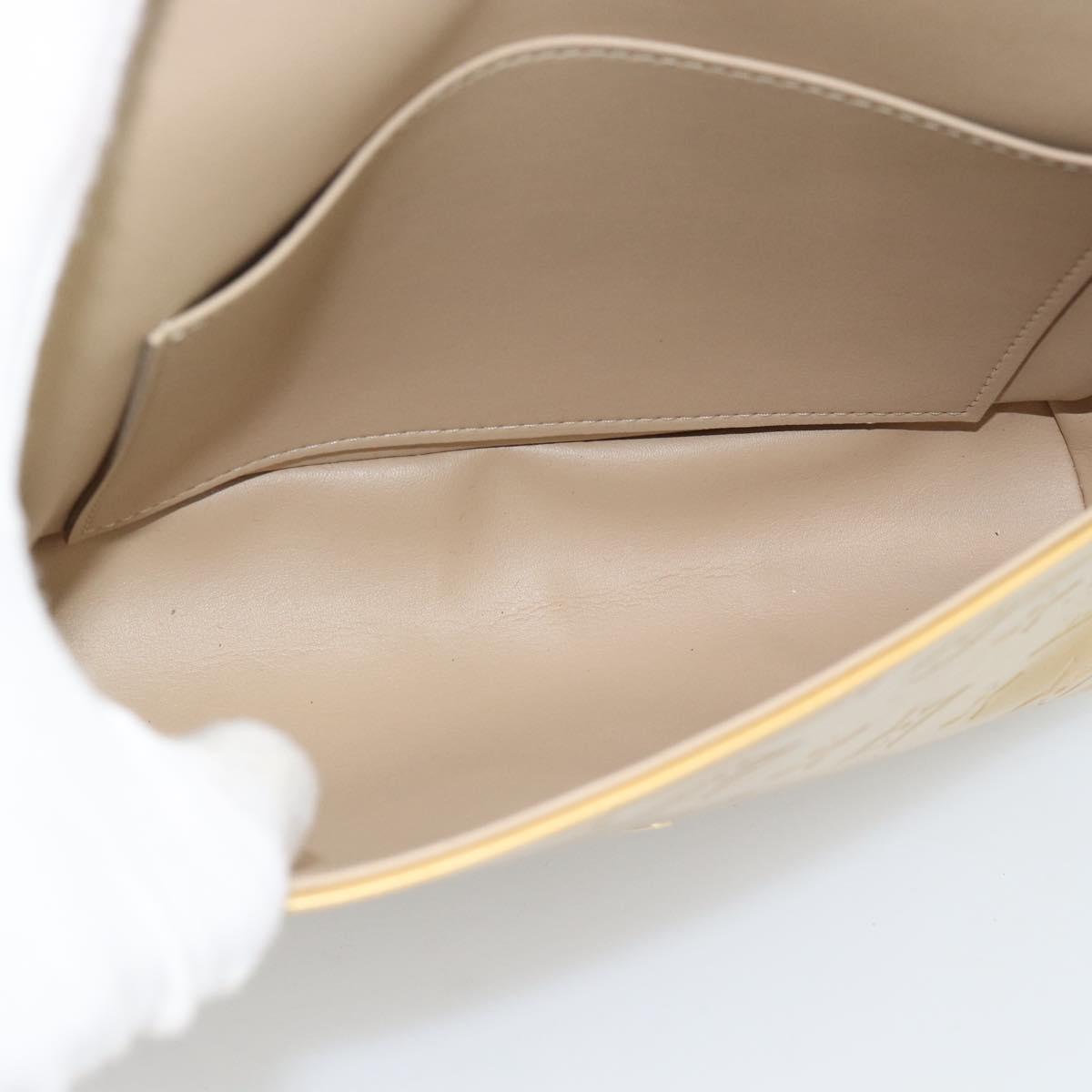 LOUIS VUITTON Monogram Vernis Thompson Street Bag Beige M91301 LV Auth ep14801