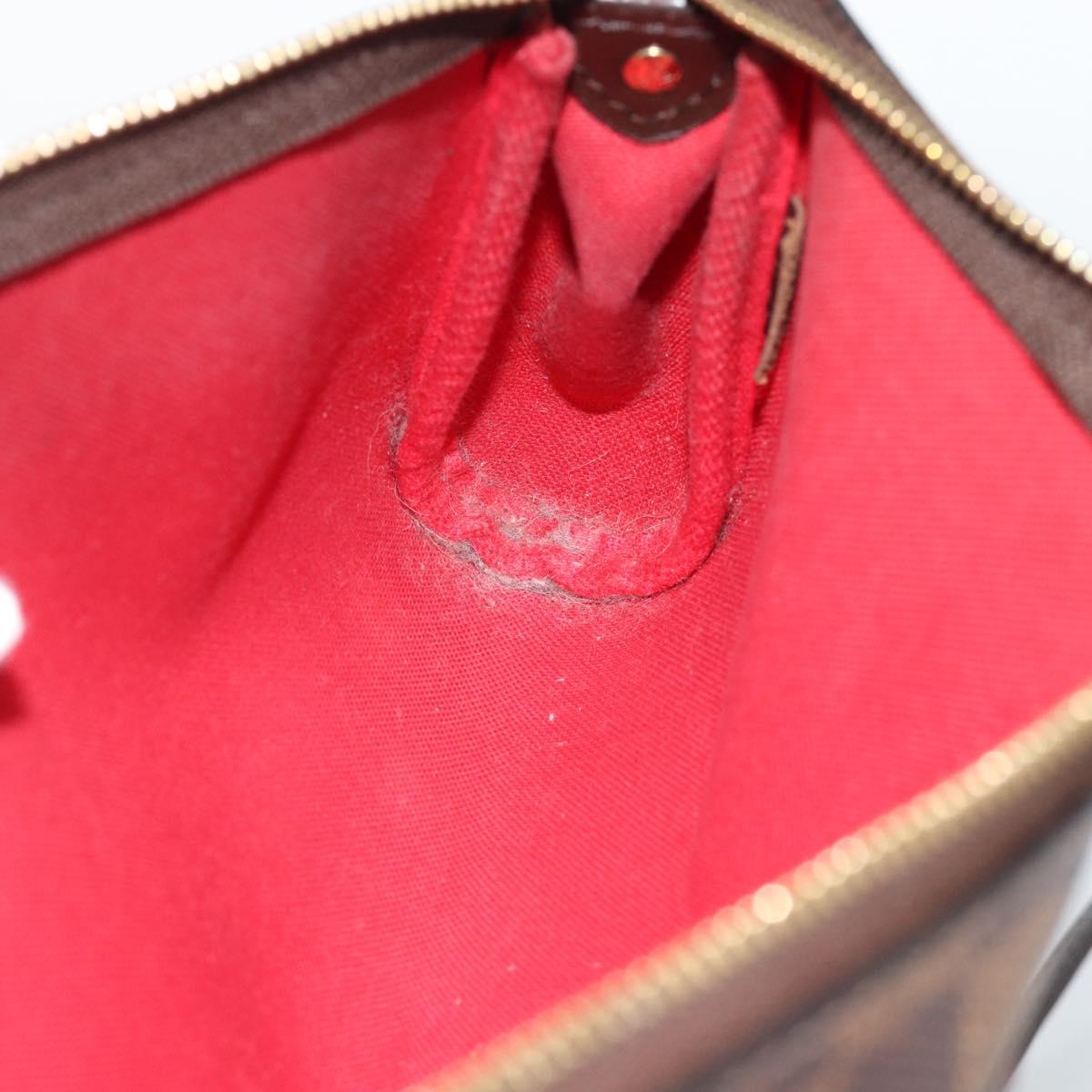 LOUIS VUITTON Damier Ebene Eva Shoulder Bag N55213 LV Auth ep14802A