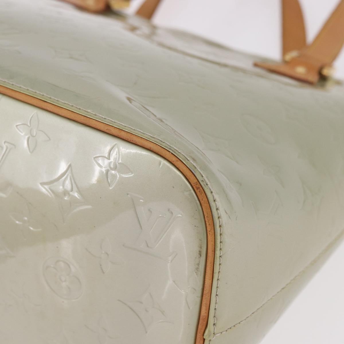 LOUIS VUITTON Monogram Vernis Houston Hand Bag Gris M91053 LV Auth ep14804