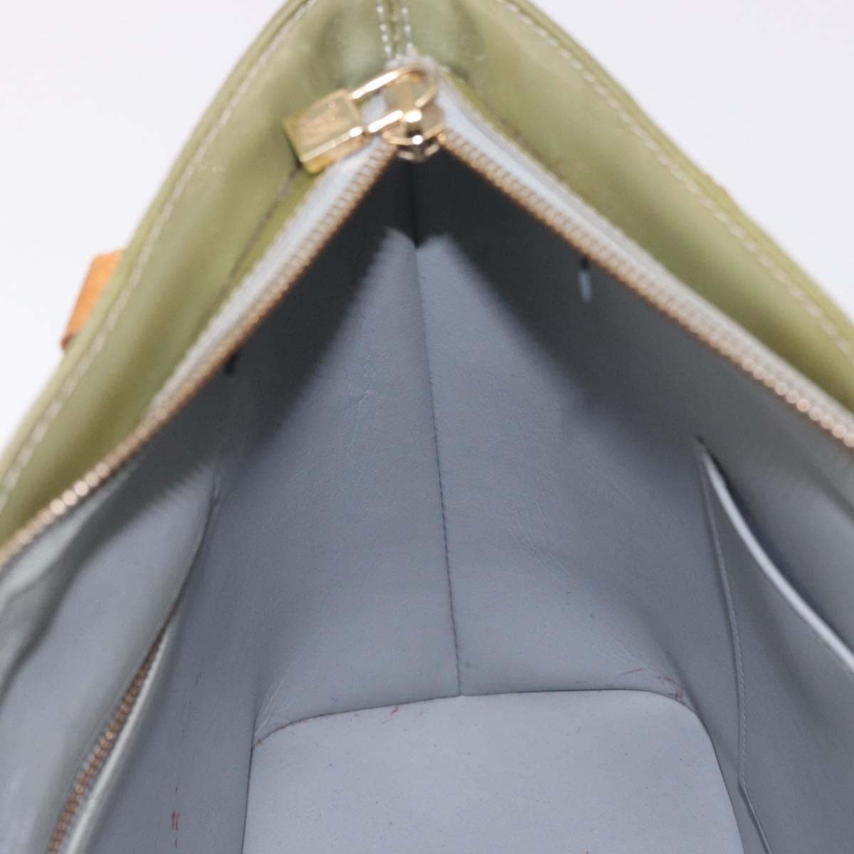 LOUIS VUITTON Monogram Vernis Houston Hand Bag Gris M91053 LV Auth ep14804
