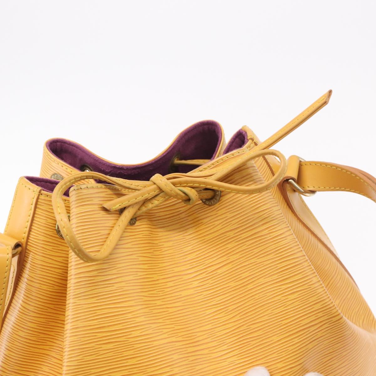 LOUIS VUITTON Epi Noe Shoulder Bag Tassili Yellow M44009 LV Auth ep14805A