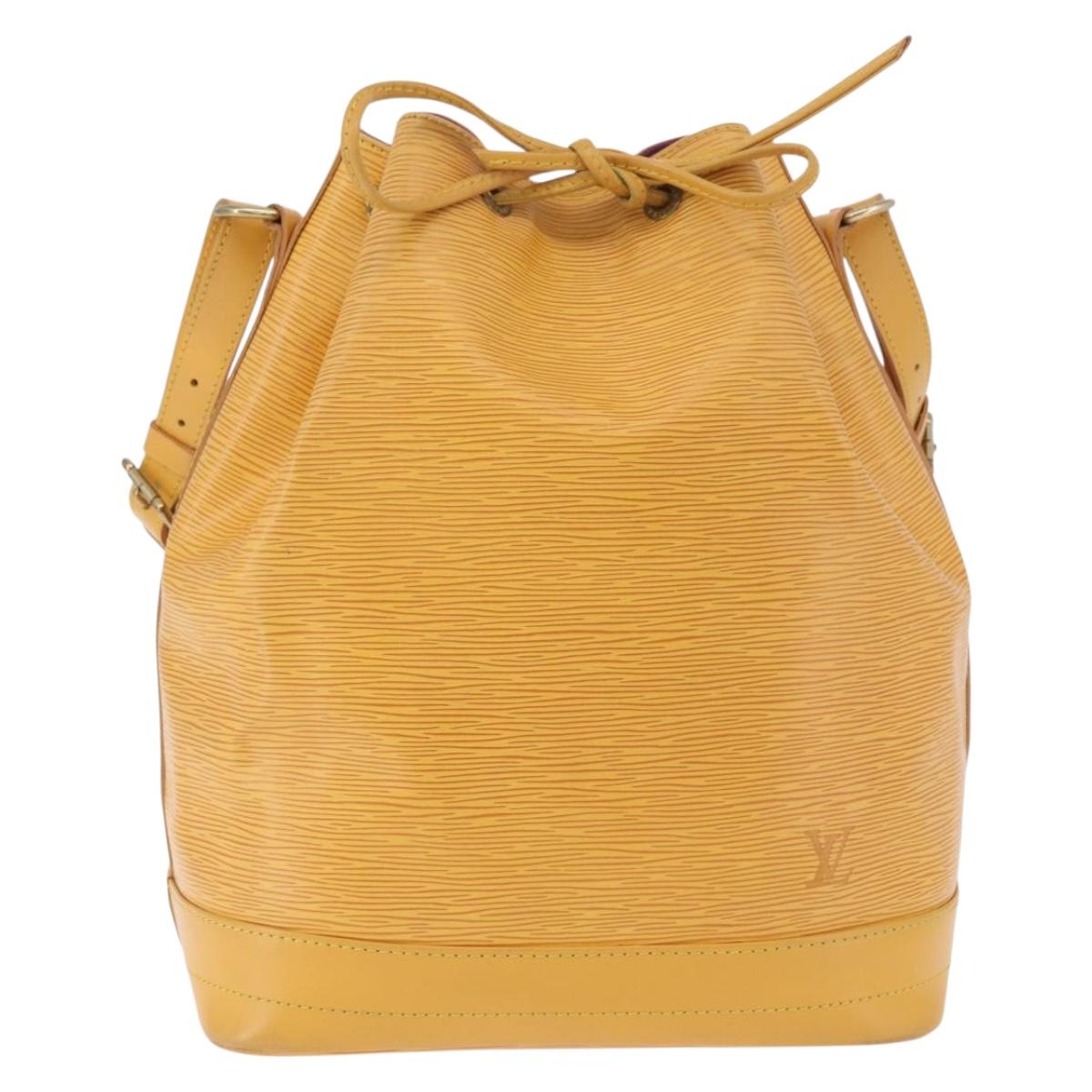 LOUIS VUITTON Epi Noe Shoulder Bag Tassili Yellow M44009 LV Auth ep14805A