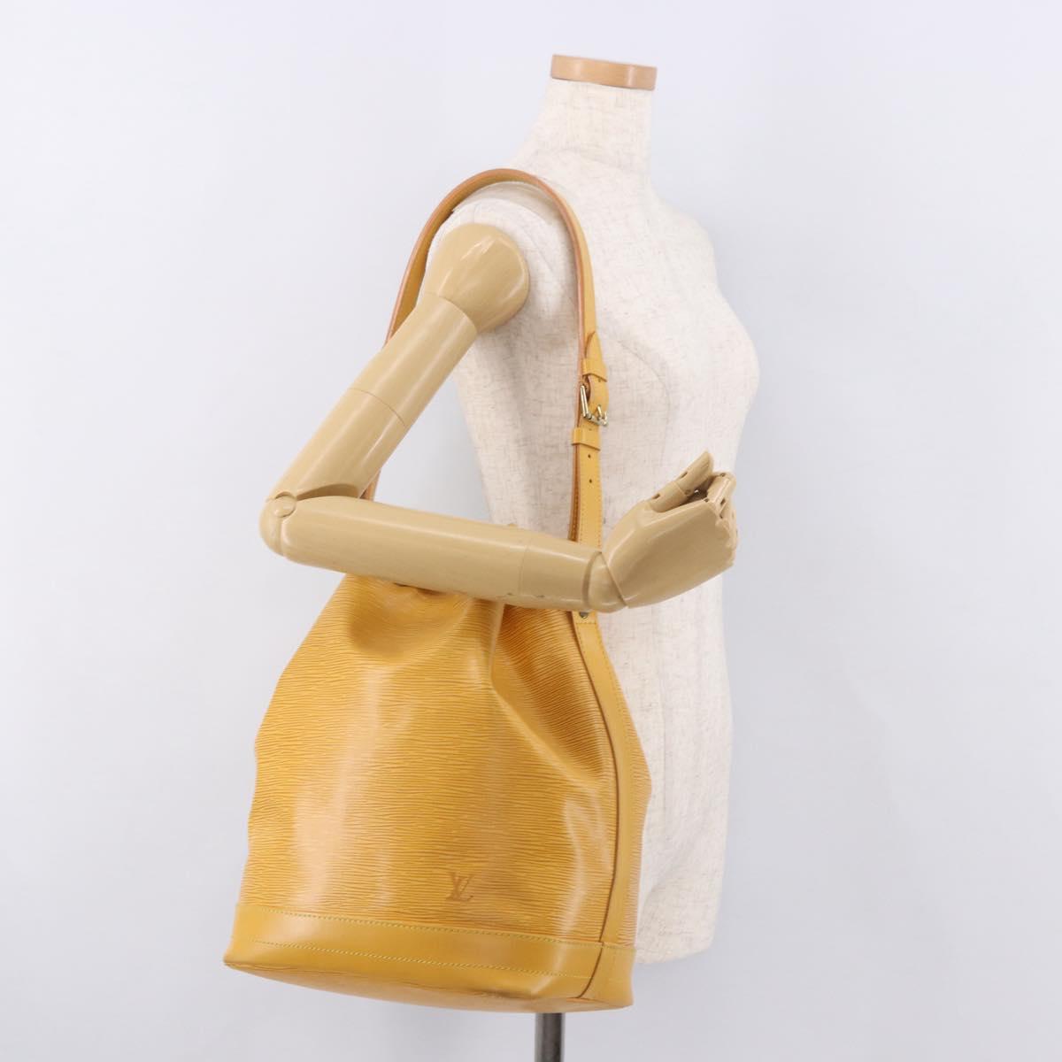 LOUIS VUITTON Epi Noe Shoulder Bag Tassili Yellow M44009 LV Auth ep14805A