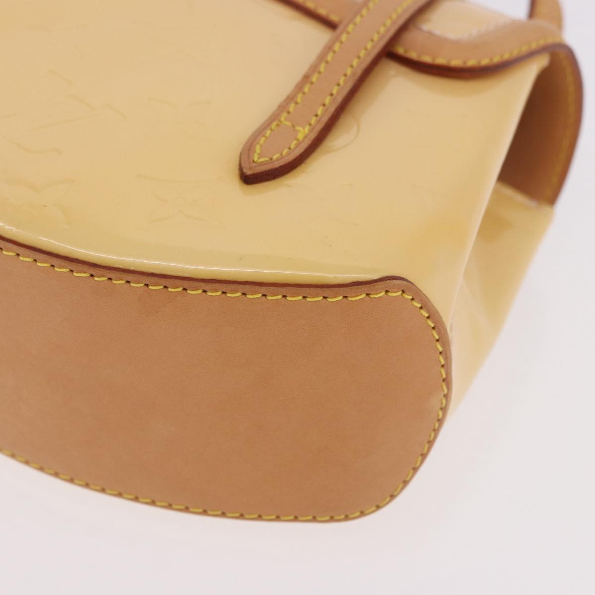 LOUIS VUITTON Vernis Biscayne Bay PM Bag Marshmallow Pink M91288 LV Auth ep14808