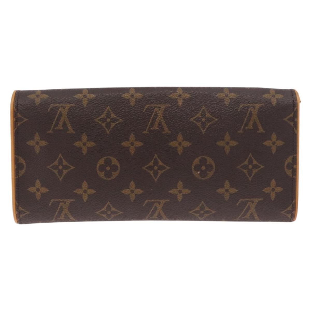 LOUIS VUITTON Monogram Pochette Twin GM Shoulder Bag M51852 LV Auth ep14810