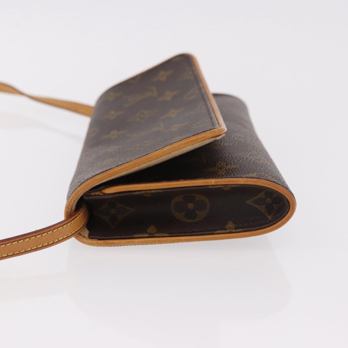 LOUIS VUITTON Monogram Pochette Twin GM Shoulder Bag M51852 LV Auth ep14810