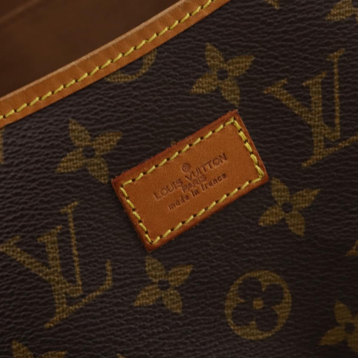 LOUIS VUITTON Monogram Saumur 35 Shoulder Bag M42254 LV Auth ep14817