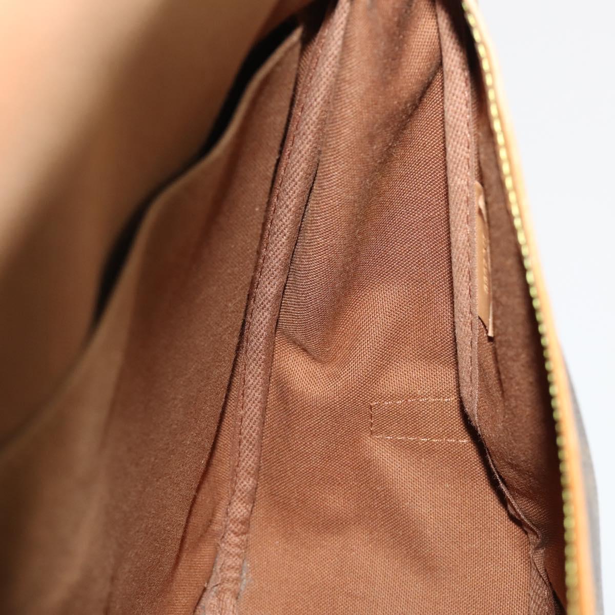 LOUIS VUITTON Monogram Saumur 35 Shoulder Bag M42254 LV Auth ep14817