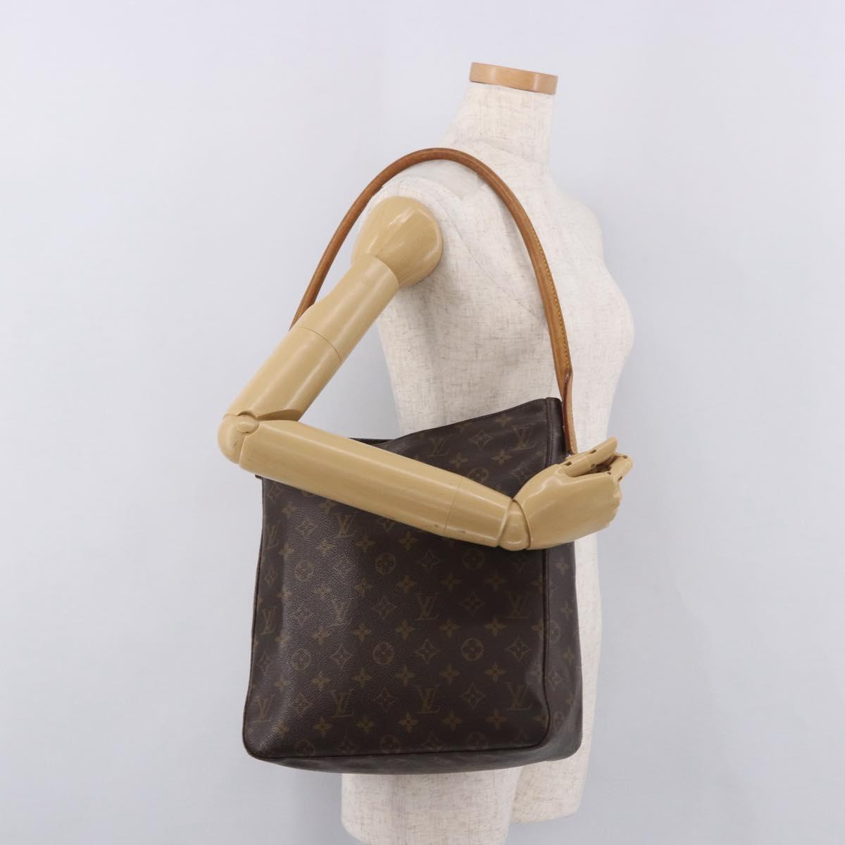 LOUIS VUITTON Monogram Looping GM Shoulder Bag M51145 LV Auth ep14818