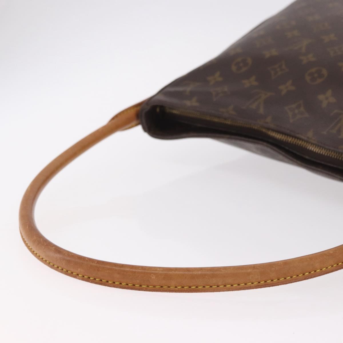 LOUIS VUITTON Monogram Looping GM Shoulder Bag M51145 LV Auth ep14818